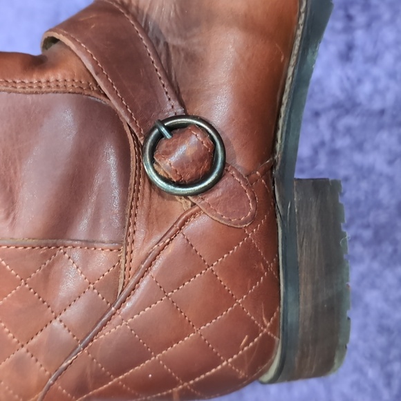 Justins Women’s Riding Boots | 100% Brown Leather | Quilted | Size 7B - Picture 11 of 11